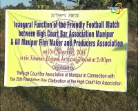 Friendly football match played