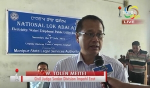 Nearly 300 pending and pre litigation cases in Manipur have been settled at the National Lok Adalat