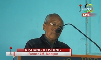 Former chief minister Rishang Keishing asserts UNC should opt for peace talk instead of creating problems for people