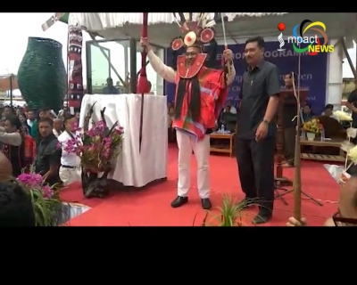 Chief Minister Nongthombam Biren accorded warm welcome in Ukhrul; inaugurates a new tourist spot at Hundung
