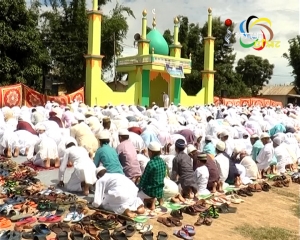 Eid-ul-Fitr, which marks the culmination of the month-long fasting, celebrated by the Muslims across Manipur