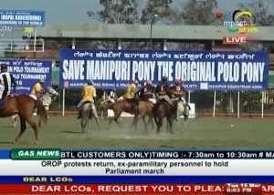 Manipur Police Sports Polo Club-A and X-Polo Club, Wangkhei, entered the semi-final of the 26th Governor’s Cup Invitational Polo Tournament