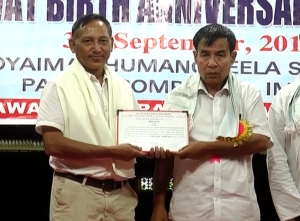 Editor-in-Chief, Impact news, Yumnam Rupachandra bags Thiyam Meghachandra Journalist Award