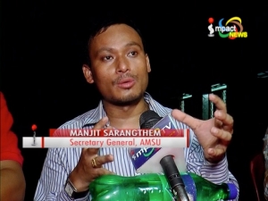 Volunteers of AMSU and NESU burnt bottles of Soft drink with tempered expiry dates